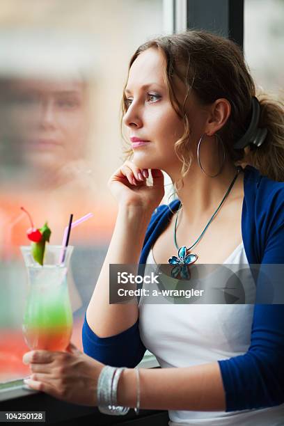 Young Woman With A Cocktail Stock Photo - Download Image Now - Adult, Adults Only, Alcohol - Drink