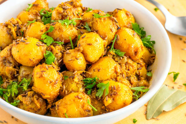 Potato Curry stock photo