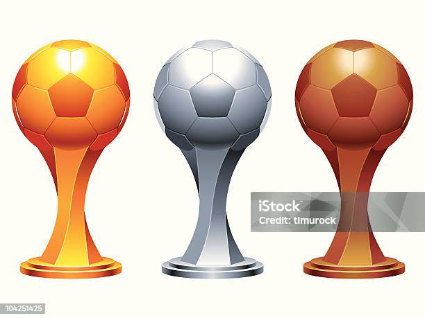 Soccer Trophy Cups Stock Illustration - Download Image Now - Trophy - Award, Soccer, Soccer Ball