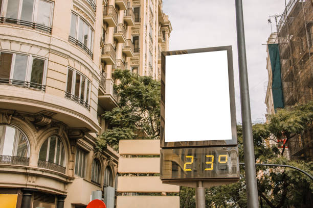 istock Blank billboard at street 1042517824