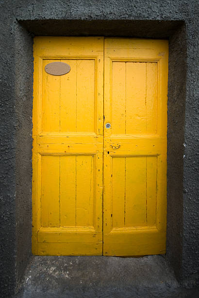 istock Yellow Doors 104252291