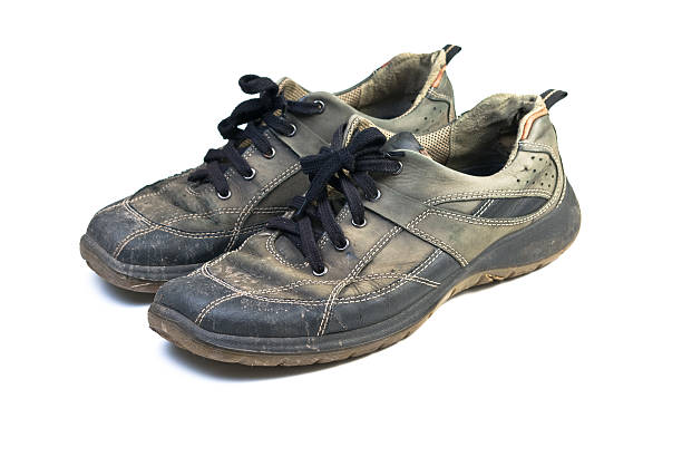istock Old sports shoes. 104252416