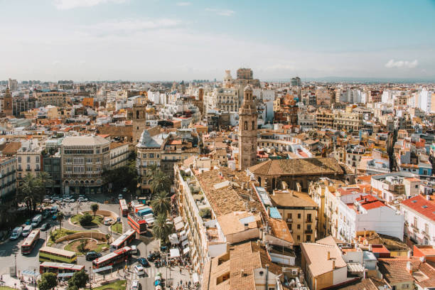 istock Valencia, Spain, as seen from above 1042534780