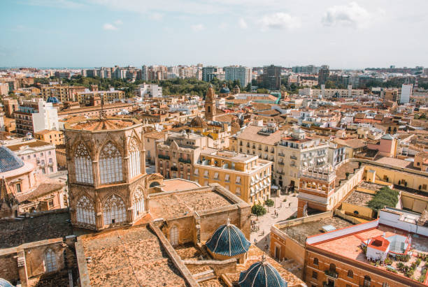 istock Valencia, Spain, as seen from above 1042534788