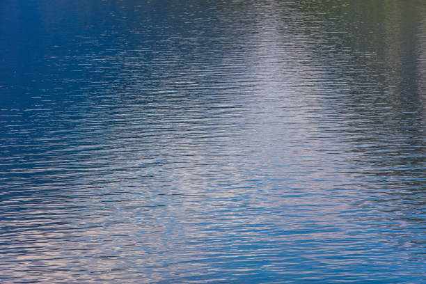surface of blue mountain lake