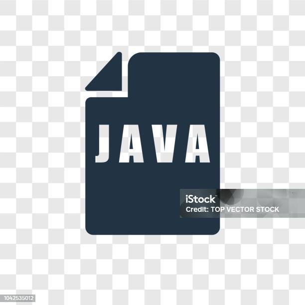 Ikon Vektor Java Terisolasi Pada Latar Belakang Transparan Desain Logo ...