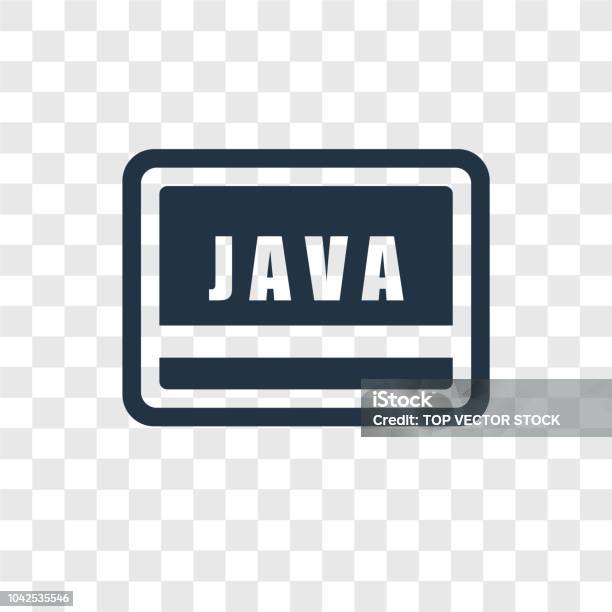 Ikon Vektor Java Terisolasi Pada Latar Belakang Transparan Desain Logo ...