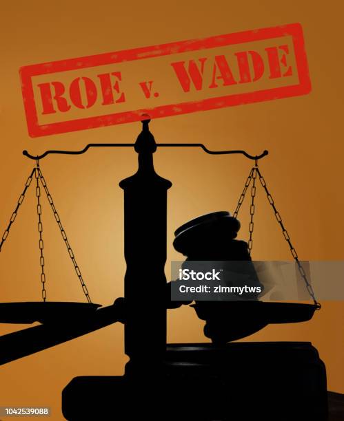 Roe V Wade Concept Stock Photo - Download Image Now - Abortion, Law, Supreme Court