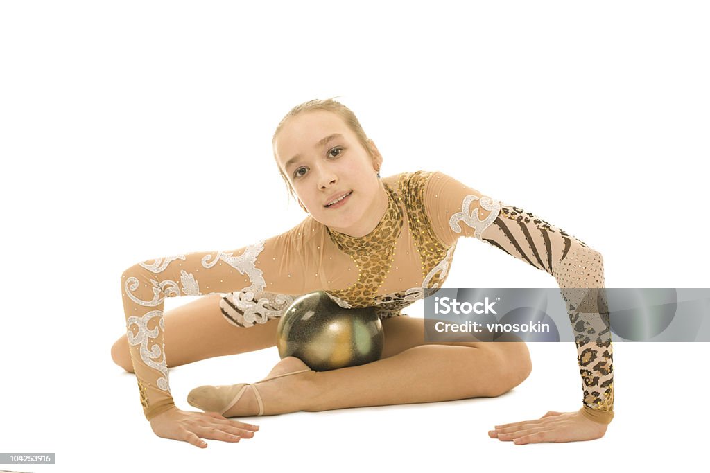 Adolescent Gymnaste - Photo de Activité acrobatique libre de droits