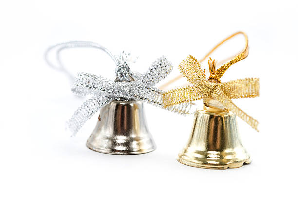 istock Silver and golden bell 104253966