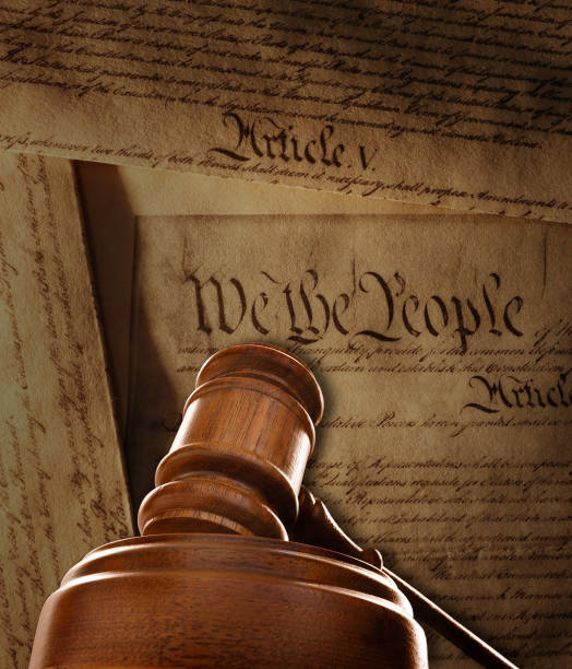 istock Gavel and US Constitution background 1042540378