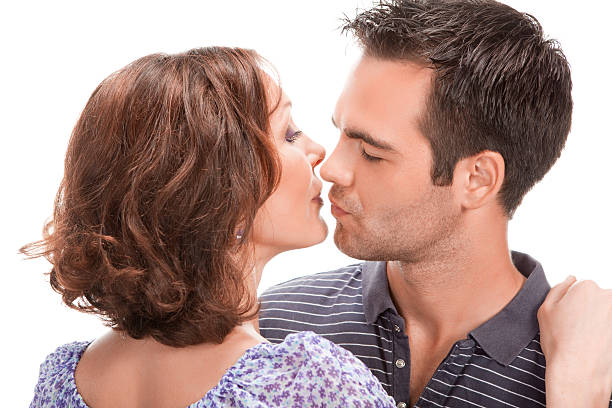 istock young couple in love, close up, studio shot 104254147