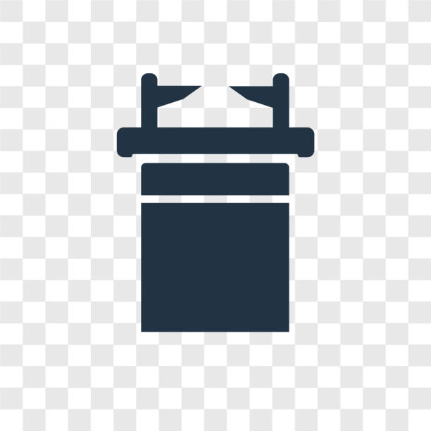illustrazioni stock, clip art, cartoni animati e icone di tendenza di arca dell'icona vettoriale di convenant isolata su sfondo trasparente, ark of the convenant design del logo di trasparenza - torah ark
