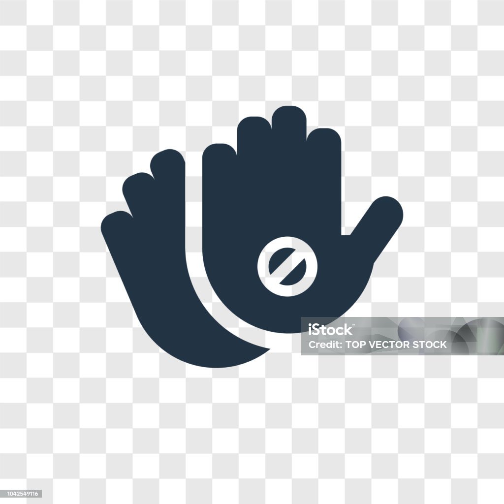 Gloves Vector Icon Isolated On Transparent Background Gloves