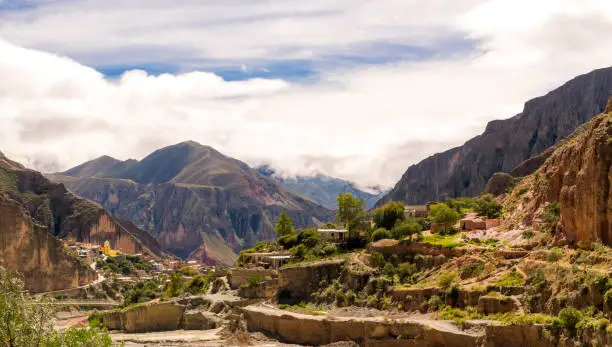 Entrance to the ancient town of Iruya, province of Salta, Argentina