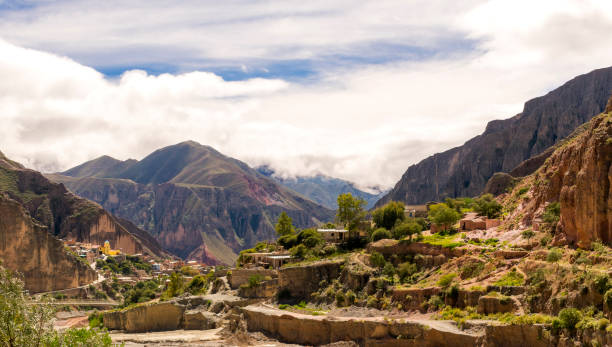 ируя - argentina landscape multi colored mountain стоковые фото и изображения