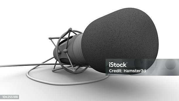 Microphone Stock Photo - Download Image Now - Adulation, Audio Equipment, Broadcasting