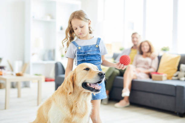 istock Girl and her pet 1042553136