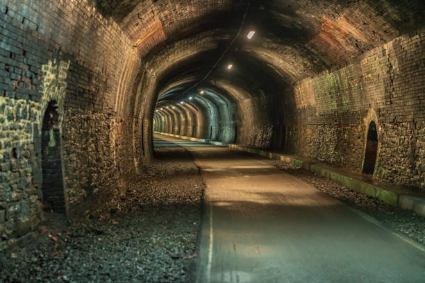 istock Walking through the Headstone Tunnel, Derbyshire, England, UK 1042554370