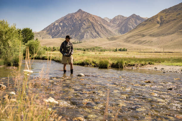 istock Fly Fisherman On The Creek 1042558036
