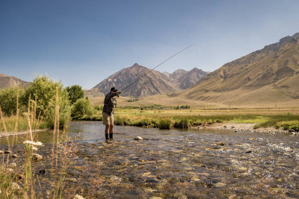 istock Fly Fisherman On The Creek 1042558098