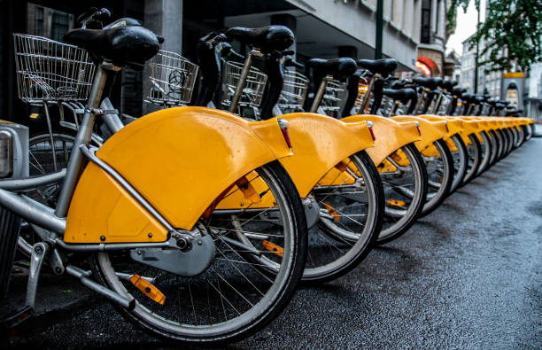istock A Group of bicycles in brussels 1042558810