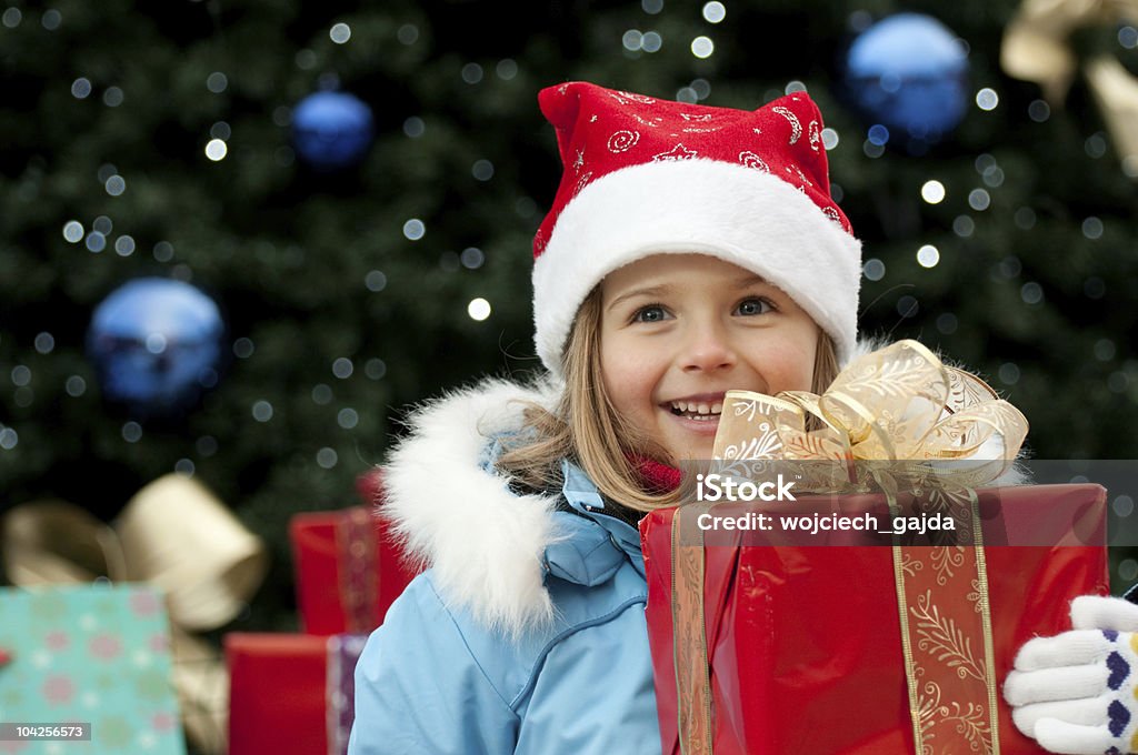 Little girl at Christmas time  Beautiful People Stock Photo