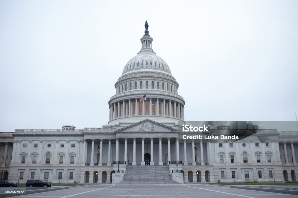 워싱턴 DC 2018 - 로열티 프리 미국 국회의사당 스톡 사진