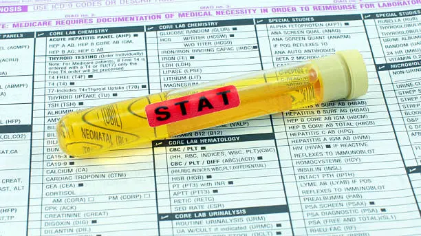 Photo of Stat Lab Test