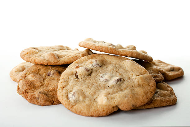 Cookie pile stock photo