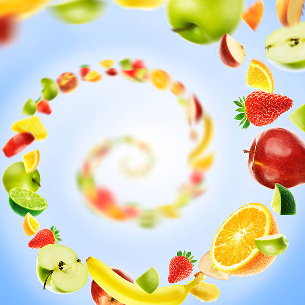 istock Whirling fruits 104257836