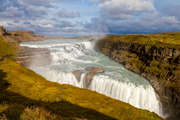 istock Gullfoss Waterfall in Iceland, Autumn 1042586262