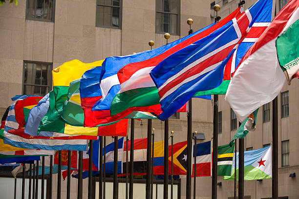 Multi Us Flags 8,300+ Multi National Flags Stock Photos, Pictures & Royalty-Free ...
