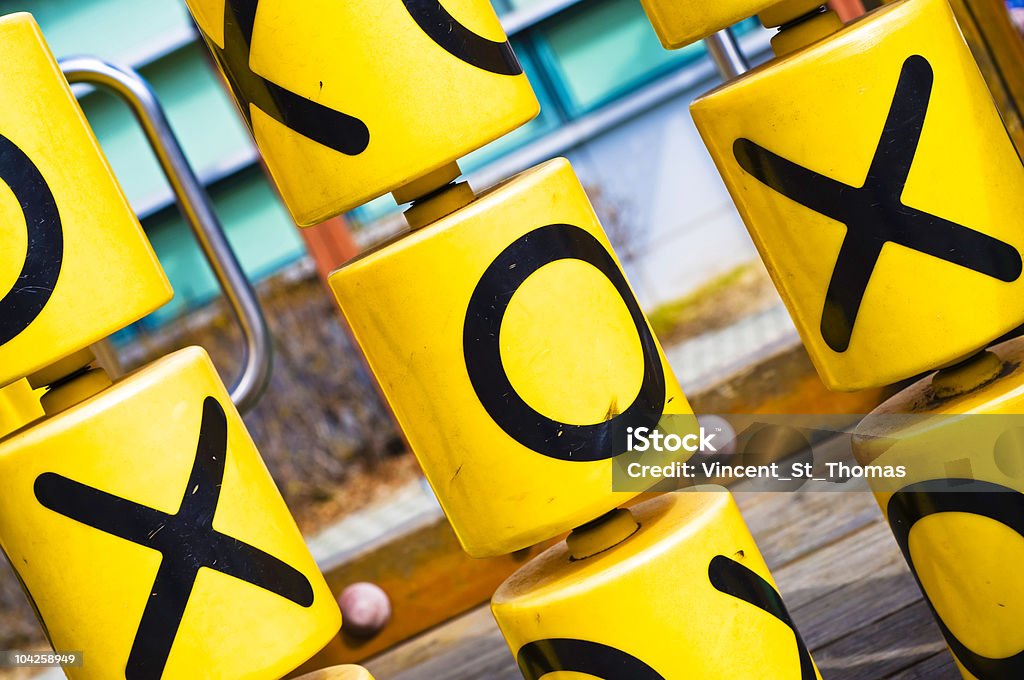 X's and O's  Color Image Stock Photo