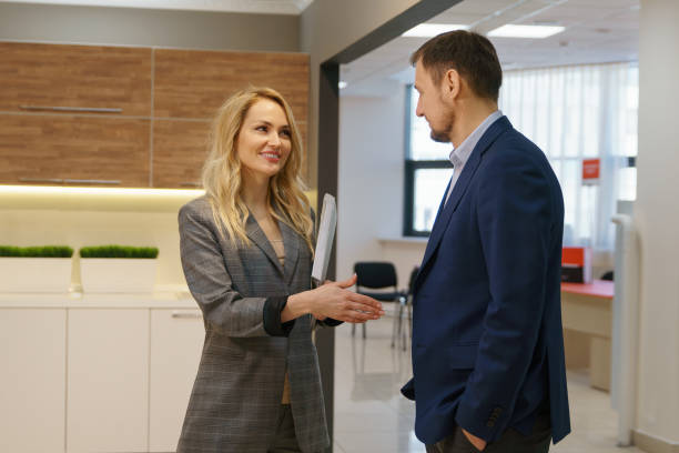 istock Successful transaction of business partners is fixed by hand 1042590232
