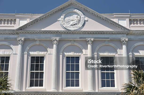 Courthouse Charleston Carolina Do Sul - Fotografias de stock e mais imagens de Charleston - Carolina do Sul - Charleston - Carolina do Sul, Palácio de Justiça, Carolina do Sul