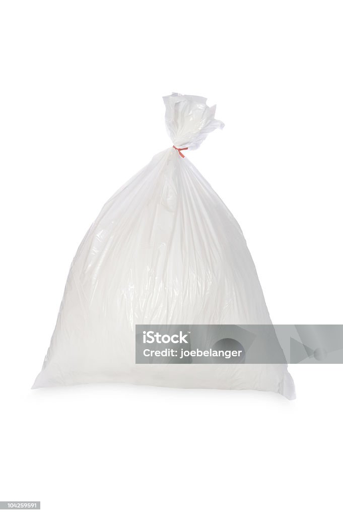 White garbage bag  Garbage Bag Stock Photo