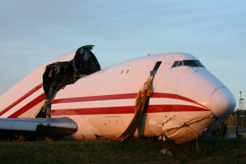Eerie Dramatic light on Wrecked DC-3 Plane on Sólheimasandur Solheimafjara Southern Iceland