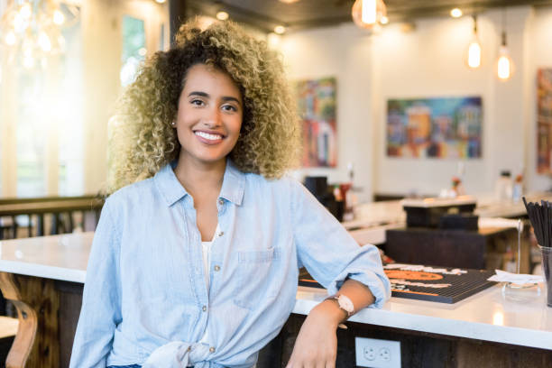 istock Young woman enjoys arts and crafts studio while on vacation 1042602580
