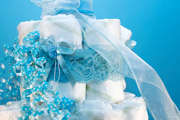 istock Baby Shower Diaper Cake 104260615