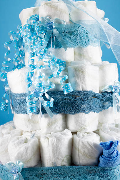 istock Baby Shower Diaper Cake 104260625