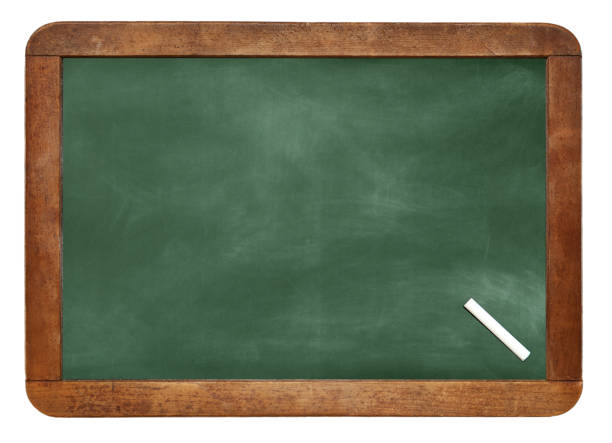 istock Empty green chalkboard texture hang on the white wall. double frame from green board and white background. 1042610758