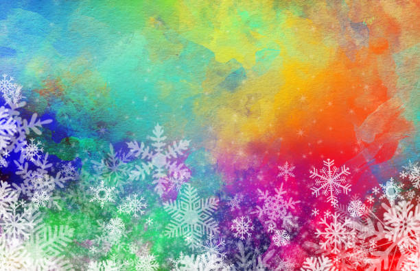 istock Christmas Background with Snowflakes 1042613866