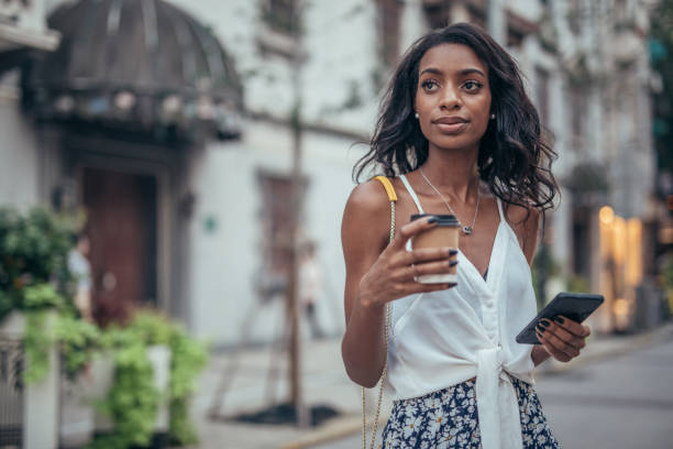 istock Modern black woman 1042614386