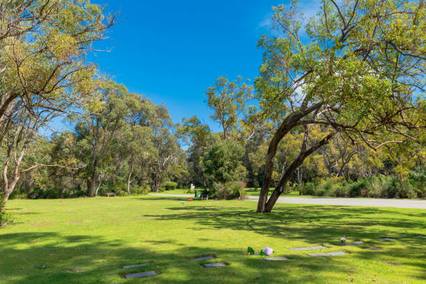 istock Pinnaroo Valley Memorial Park, cemetery in Australia 1042618134
