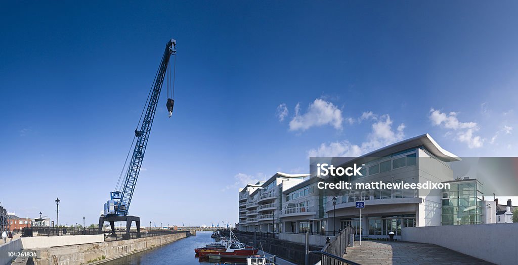 Dockland видом - Стоковые фото Архитектура роялти-фри