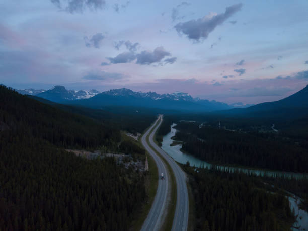 istock Scenic Highway in Banff 1042618540