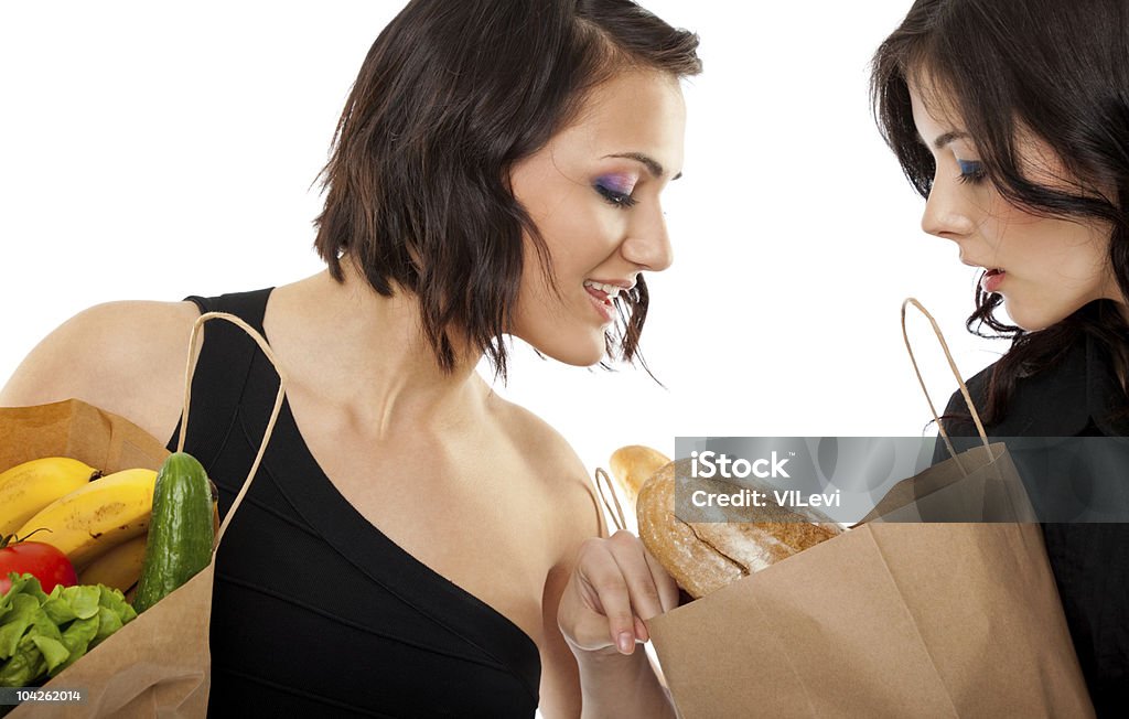 Girlfriends, 식료품 - 로열티 프리 가방 스톡 사진