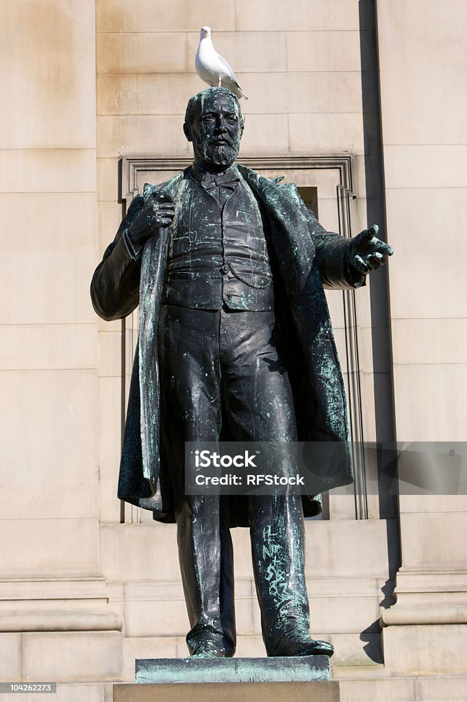 statue de Sir Arthur Bower Forwood, Liverpool - Photo de Angleterre libre de droits