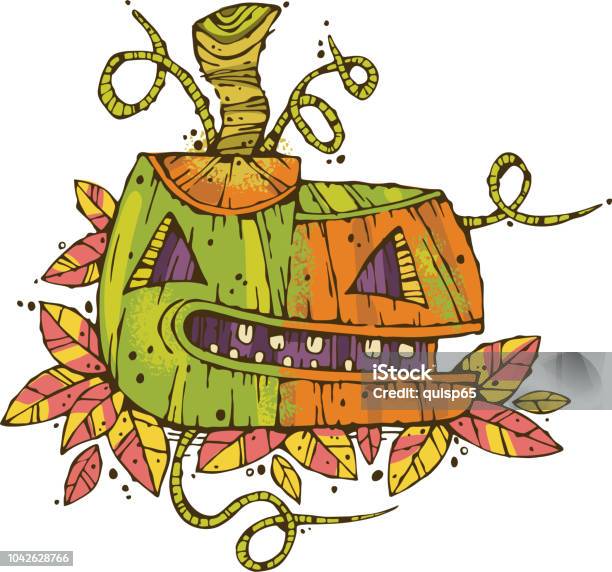 Jack O Lantern Stock Illustration - Download Image Now - Autumn, Autumn Leaf Color, Cultures